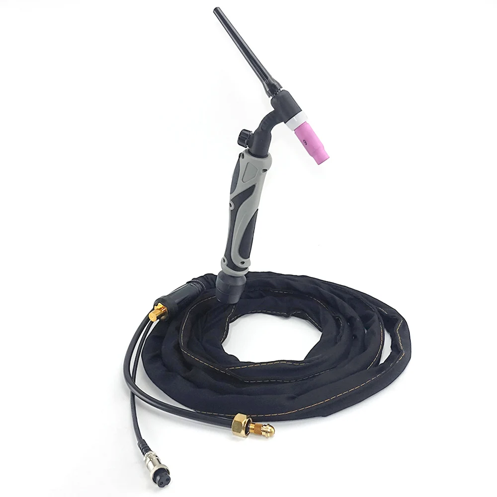 WP17 FV TIG Welding Torch GTAW Tungsten Arc WP17 Argon 3.7m 12.1ft Air  Cooled WP 17 Flexible Neck Gas Valve TIG Torch|Welding Torches| - AliExpress