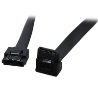 sata כבל serial SATA כבל, HDD 3 5 SSD 2.5 SATA 3 בכבלים, מחבר SATA 7pin כונן קשיח כבל מתאם, Serial ATA SATA3 דיסק קשיח כבל, 90 (2)