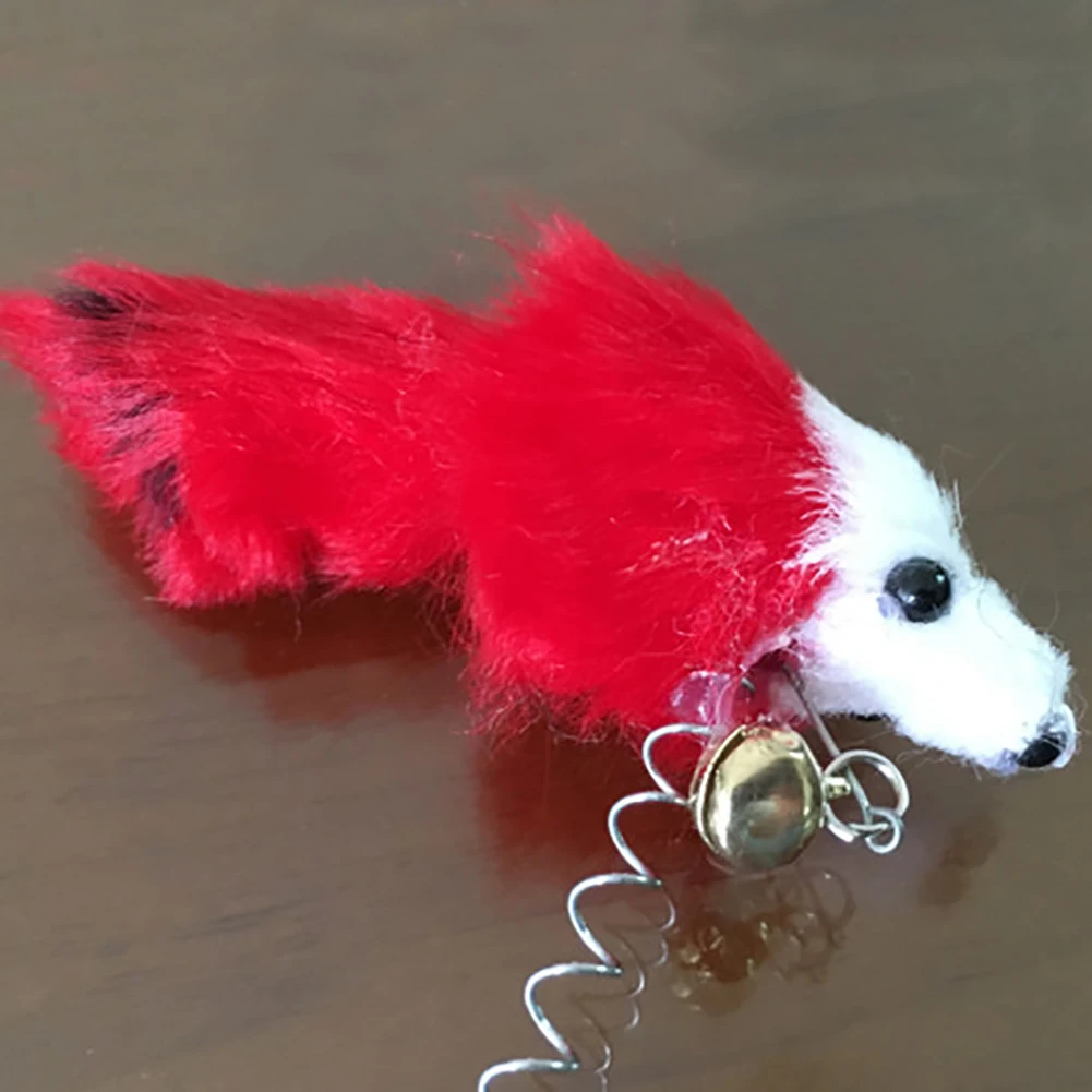 Новинка, мягкие мышки с перьями, имитация весенней кошки, игрушки для игры, Обучающие принадлежности для кошек с присоской
