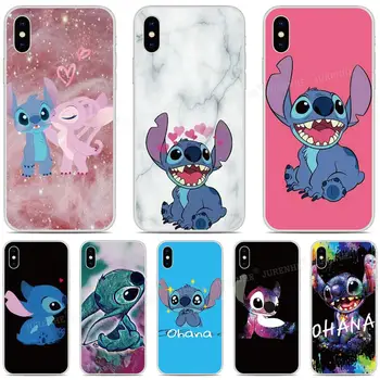 

Stitch Ohana Soft TPU Phone Case For LG Nexus 5X Q6 Q7 V30 V40 V50 G6 G7 G8 ThinQ K11 K10 K9 K8 2018 X Power Stylo 4 5 Cover