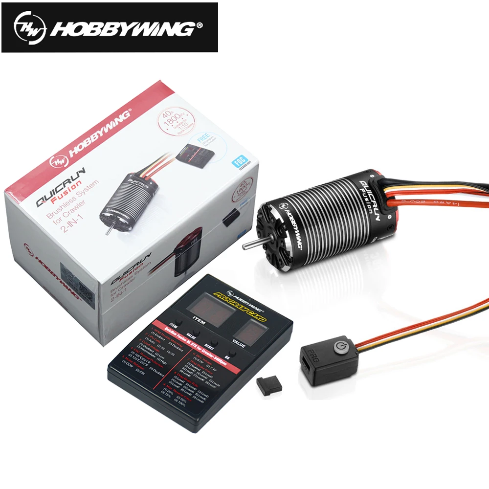 HobbyWing QuicRun Fusion 540 1200KV/1800KV Brushless Sensory Motor Built In 40A ESC For RC 1/10