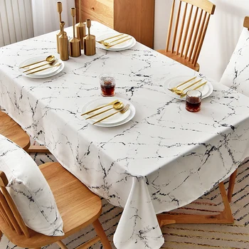 

Dining Table Cover Protector TPU Table Cloth Rectangle Waterproof Oilproof Nordic Leaves tapete скатерть на стол mantel mesa