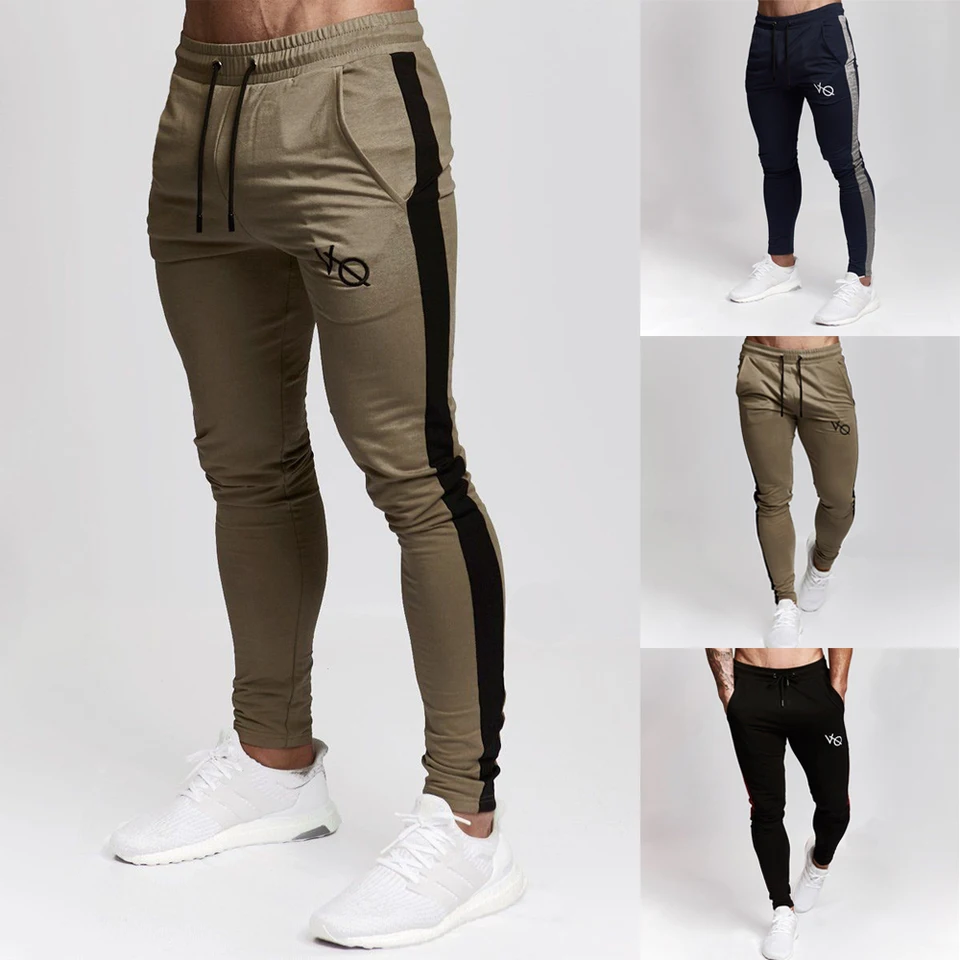 mens khaki jogging bottoms