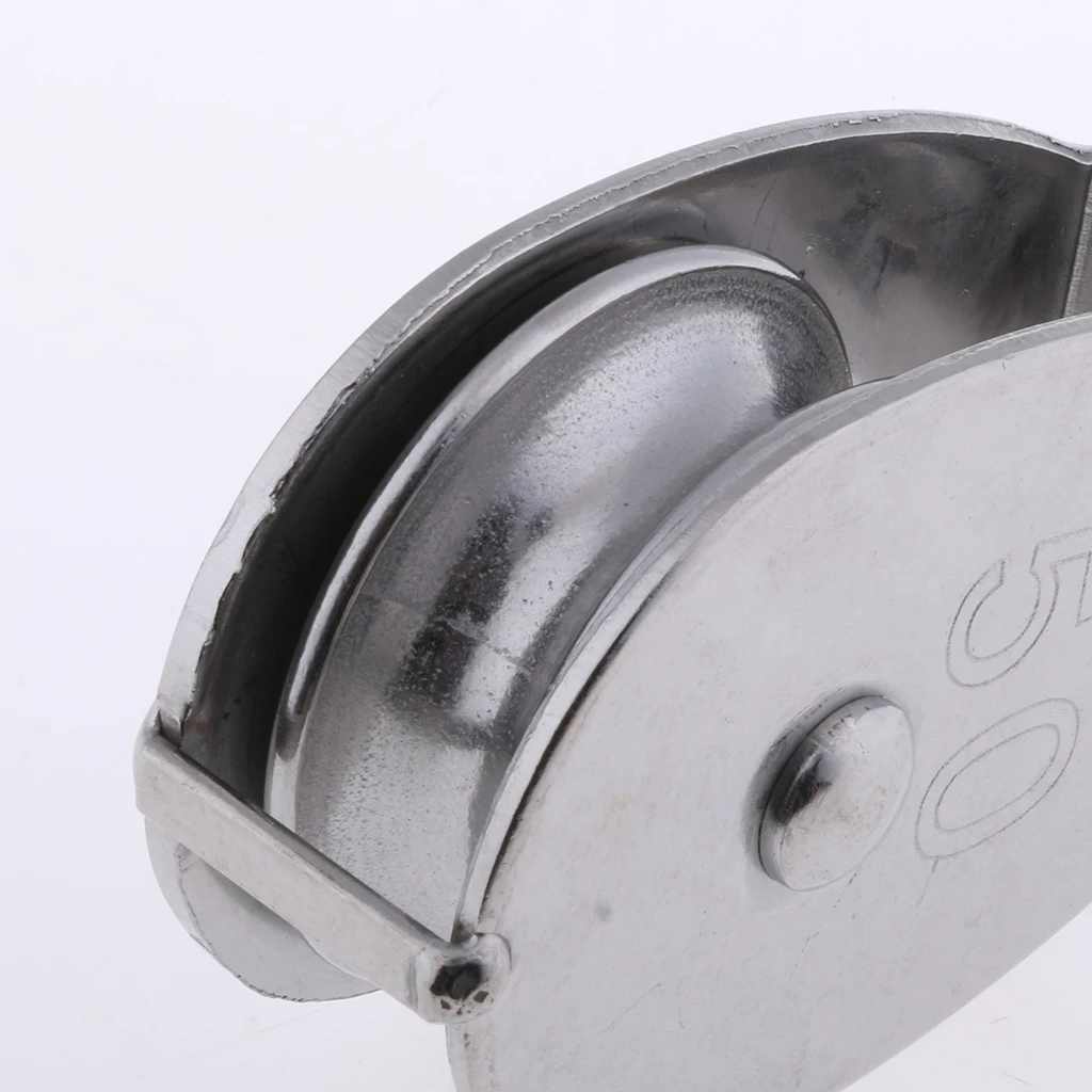 50mm Single Sheave Pulley Block with Swivel Eye 304 Stainless Steel