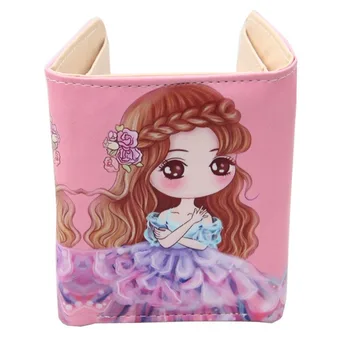 

Cartoon cute cute cute three fold student wallet ladies wallet wallet women Cartoon Standard Wallets Cartoon Printing