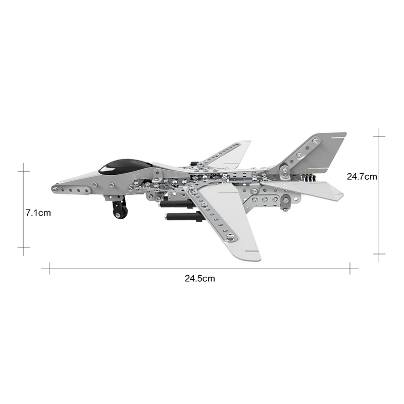 Сборная модель самолета из сплава в сборке «сделай сам», модель самолета для самостоятельной сборки, 452 шт., красивые поделки, подарок на