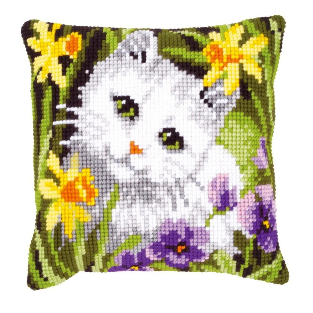 Набор подушек с застежкой-крючком подарок сделай сам вышивка вязание крючком