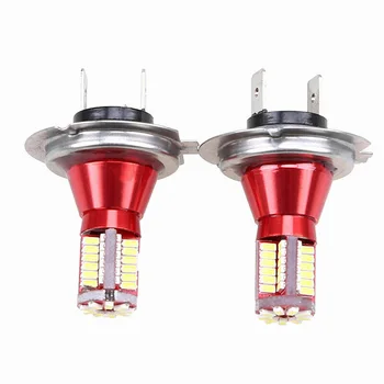 

2 Pcs 12V H7 3014 57SMD LED Fog Light Bulb Pack Kit White Replace Replacement Spare Parts