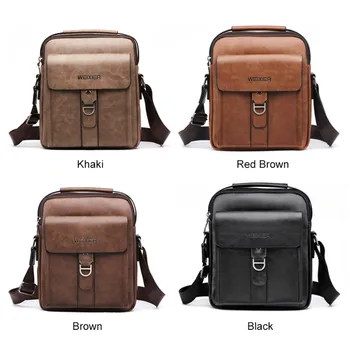 

PU leather men's messenger bag handbag shoulder bag business bag waterproof bag anti-theft bag leisure bag travel bag