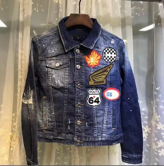 

NEW WOMen Denim jacket Long Sleeve Cotton Jeans Cardigan Casual dsq jacket women Tops Clothing 02