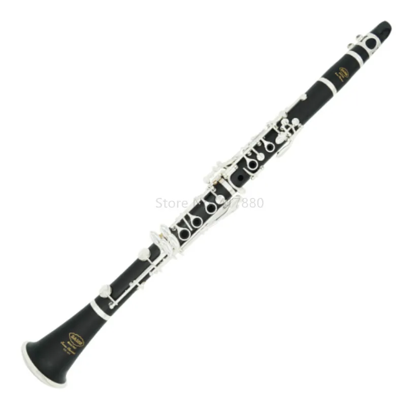

SADSN SCL-450 17 клавиш Bb мелодический кларнет бакелитовый Корпус серебряный ключ B плоский кларнет Профессиональный музыкальный инструмент со стандартом
