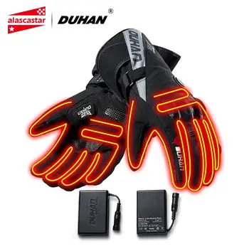 

DUHAN Winter Waterproof Motorcycle Gloves Windproof Guantes Moto Gloves Heating Gloves Motocicleta Motorbike Riding Gloves
