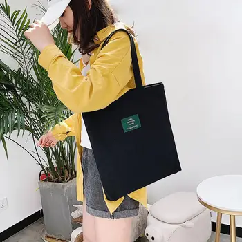 

Patchwork Shoulder Handbags Women Canvas Top-handle Book Bags Large Totes Unisex Fashion Travel Canvas Bags Dropshipping