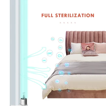 

UV Disinfection Lamp Tube Sterilizer Kill Dust Mite Light for Bedroom /Hospital for Home Sterilizer Disinfection Deodor