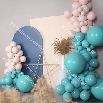 

Birthday Party Decoration Globals DIY Tiffany Blue Balloon Wedding Celebration Supplies Valentine's Day Event Mall Decor Props