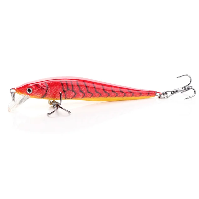GOBASS Wobler Fishing Artificial Bait Jerkbait Wobblers For Pike Lure 65mm 2.4g Rattlins For Fishing Trout Lure Minnow Crankbait Color B
