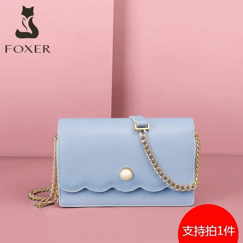 

Golden Fox Chain Bag Female 2019 Foreign Style Oblique Satchel Joker Small Fresh Single Shoulder Female Bag