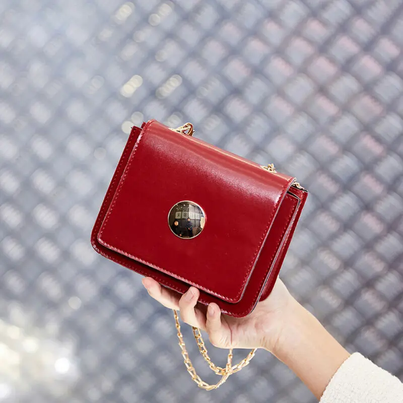 Сумки через плечо для женщин из искусственной кожи сумки модные женские цепи Наплечная Сумка Мини Портативная сумка женская сумка