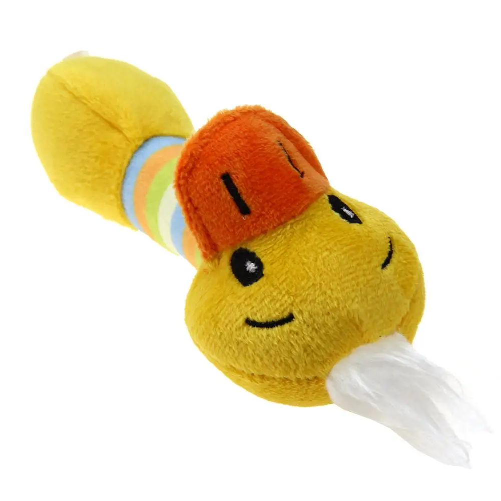 Cute Pet Dog Toys Chew Squeaker Animals Pet Toys Plush Puppy Honking Squirrel For Dogs Cat Chew Squeak Toy Dog Goods 3