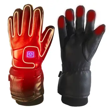 

1 Pair Winter Cold USB Hand Warmer Electric Thermal Gloves Waterproof Heated Gloves Battery Powered For Motorcycle Ski Gloves