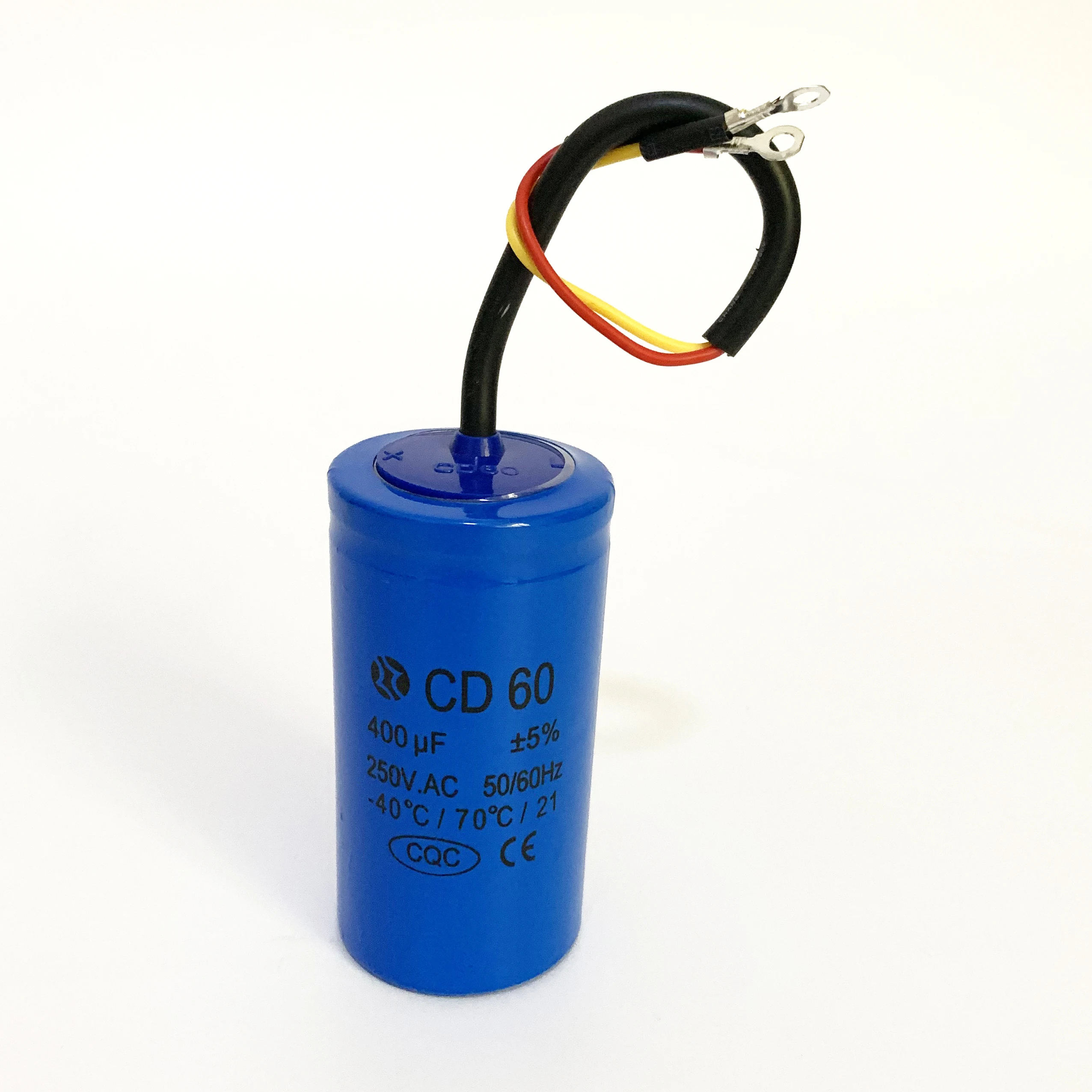 CD60 400 мкФ 250V AC пусковой конденсатор для сверхмощного электрического двигателя