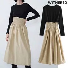 Увядшие в английском стиле Элегантные Простые Лоскутные colect waits вечерние платья миди для женщин vestidos de fiesta de noche vestidos блейзер