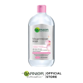 

Garnier Micellar water, face cleanser 3 in 1 with glycerine and N-anis acid, skin care for all skin types, 700 ml