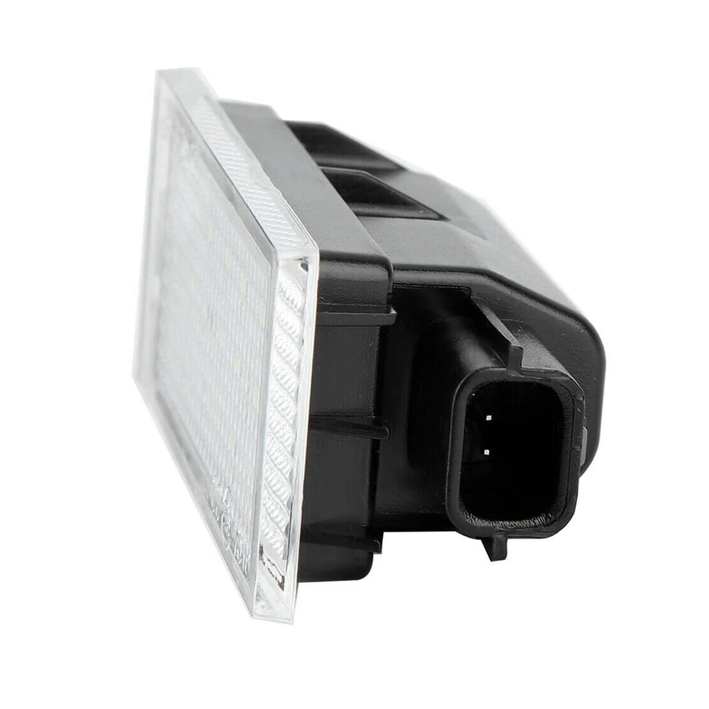 LED Plaque D'immatriculation Pour Renault - Blanc 6000K, 18 SMD, Canbus Sans Erreur - Megane, Clio, Twingo
