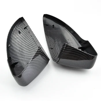

2PCS For VW Passat B7 Jetta MK6 Scirocco MK3 new CC Side Wing Mirror Cover Caps (Carbon Effect) for Volkswagen Mirror Cover Caps