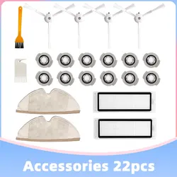 Jeu de brosses et de filtres pour aspirateur Xiaomi Roborock S50, accessoires, pièces détachées pour aspirateur Xiaomi Roborock S55, S5 1S, E25 