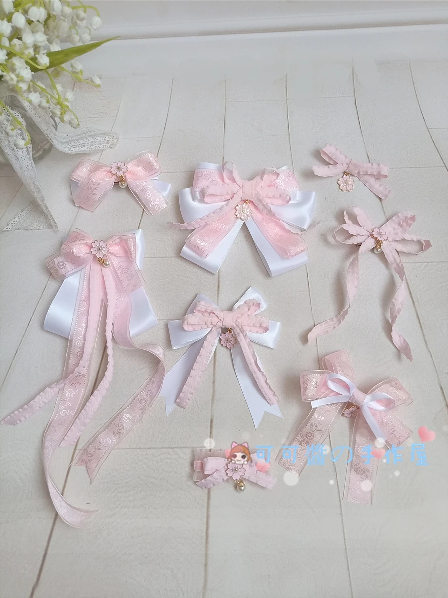 Заколка для волос Lolita Cherry Blossom оригинальная заколка светло-розового цвета милый