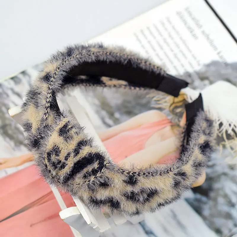 Hairband L Шерстяная повязка на голову с узлом для женщин, бархатные повязки на голову на осень и зиму, новые модные аксессуары для волос, женские ленты для волос, обруч на голову, подарки - Цвет: Hairband L
