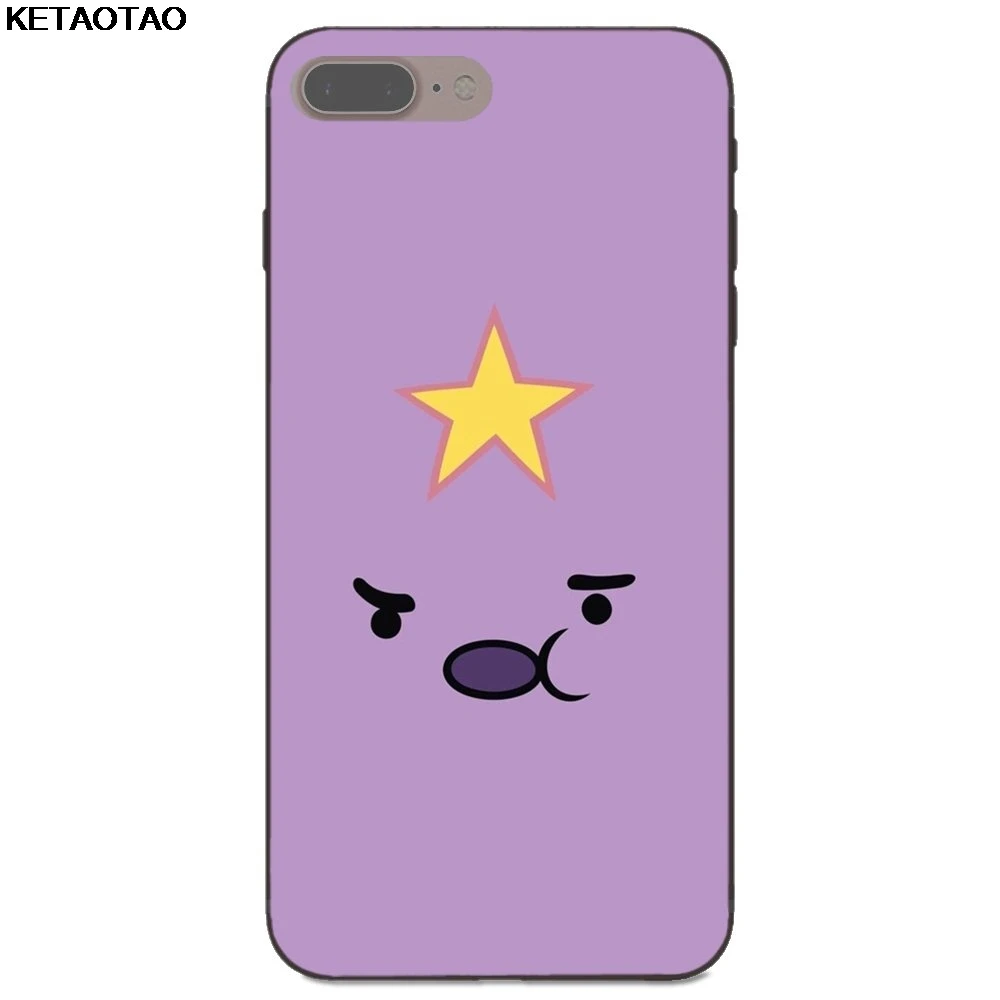 Синий Чехол для телефона KETAOTAO Adventure Time Lumpy Princess Space, чехол s для iPhone 5S, 6 S, 7, 8 Plus, X, XS, XR, 11 Pro, чехол из мягкого ТПУ, резины, силикона - Цвет: Синий