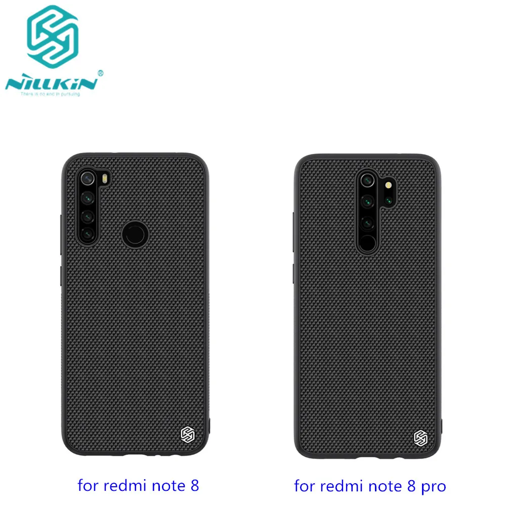 Nillkin нейлоновая PC Пластиковая Задняя крышка для xiaomi Redmi Note 8 Текстурированный чехол Защитная крышка для xiaomi Redmi Note 8 pro