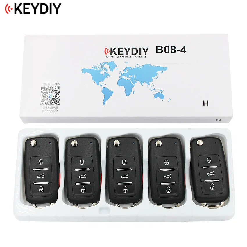 5 PCS/LOT, Original KEYDIY 3 Buttons B08 3+1 Universal Remote Control Key B Series for KD900 KD900+,URG200|Car Key| - AliExpress