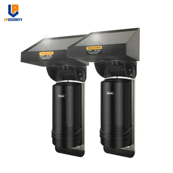 

100m distance IP66 waterproof Solar powered 433MHz wireless 2 beam infrared beam sensor detector alarm photocell detector