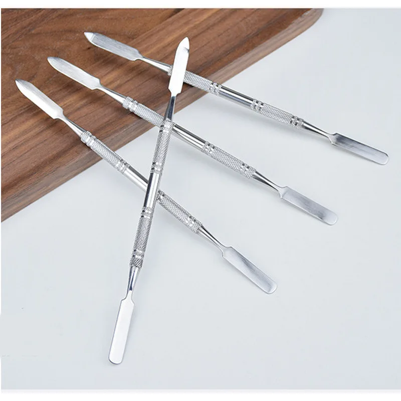 Bajo costo Espátula mezcladora de acero inoxidable, varilla espátula, para arte Dental de uñas, base de maquillaje, sombra de ojos, palo mezclador, herramientas de Color, 1 ud. LWydjgVk1