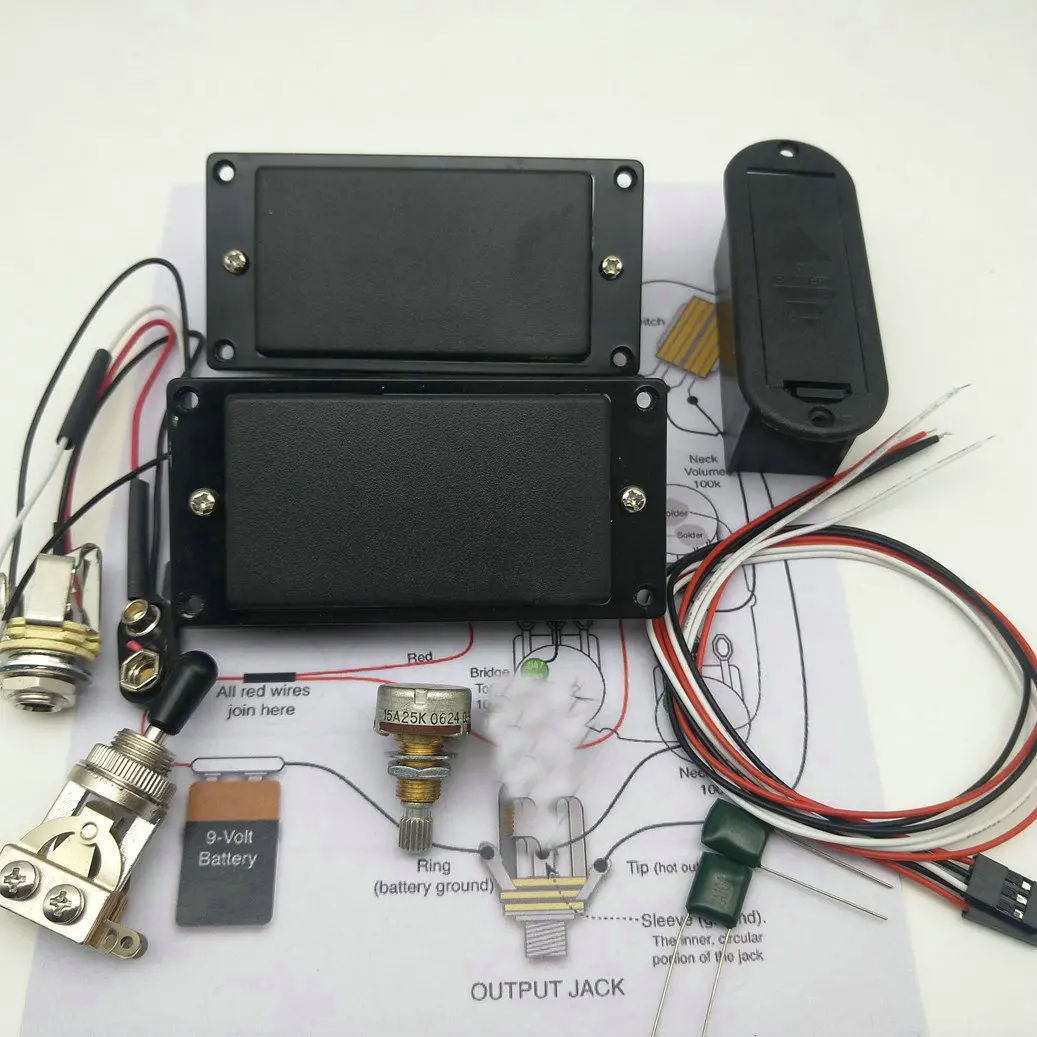 Звукосниматель для электрогитары активный звукосниматель металлические съемники+ установка сварочных чертежей