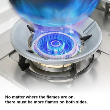 

Pearly 8-hole Gas stove Draft Shield Protective Cover Fixed Energy Saving Wind Shield Energy-saving Hood Spotlight