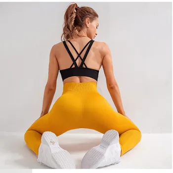 

Seamless Anti-Squat Gym High Waist Comp Ression Breathable Sports Leggings Yoga Sants sportswear gym clothes yoga pants running