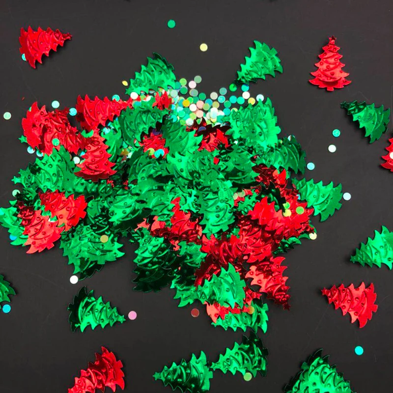Новые высококачественные снежинки олень конфетти форма блестки поделки на Рождество вечерние романтический декор