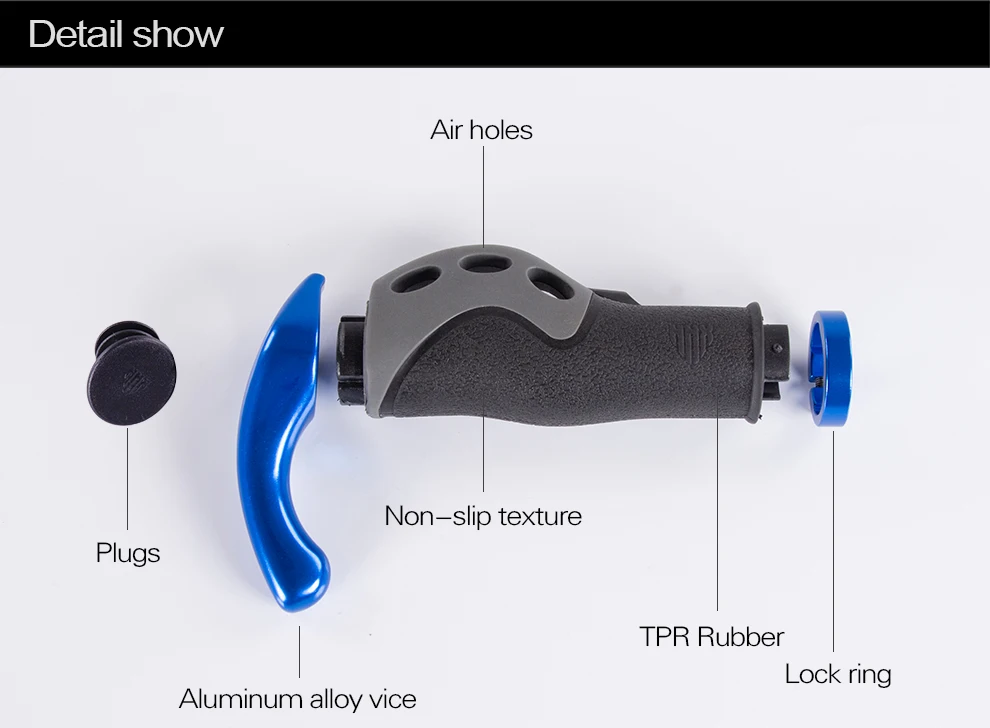 Новые велосипедные ручки алюминиевые резиновые MTB велосипедные ручки замок на велосипедные ручки противоскользящие эргономичные
