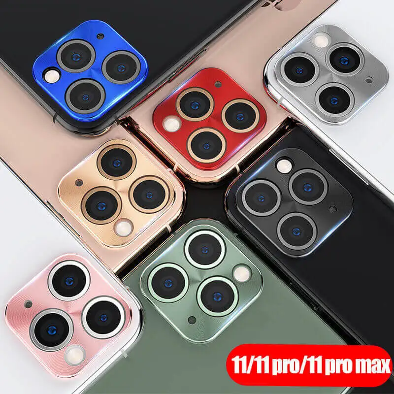 For Iphone 11 11 Pro Max Camera Film Metal Camera Lens Protector Film Full Cover Protective Film For Iphone 11 11 Pro Max Camera
