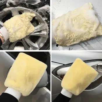 

Car Washing Cleaning Gloves Imitation Wool Washable Universal Cleaning Cloth Gloves Car Necessary Tools
