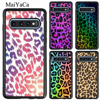 

MaiYaCa Colorful Leopard Print Skin Case For Samsung A20 A50 A70 A10 A40 Note 10 9 8 S7 S8 S9 S10 Plus S10e J4 J6 A9 A8