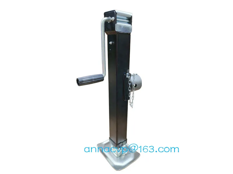 square pipe mount jack trailer jack jockey wheel 7000lbs (3)