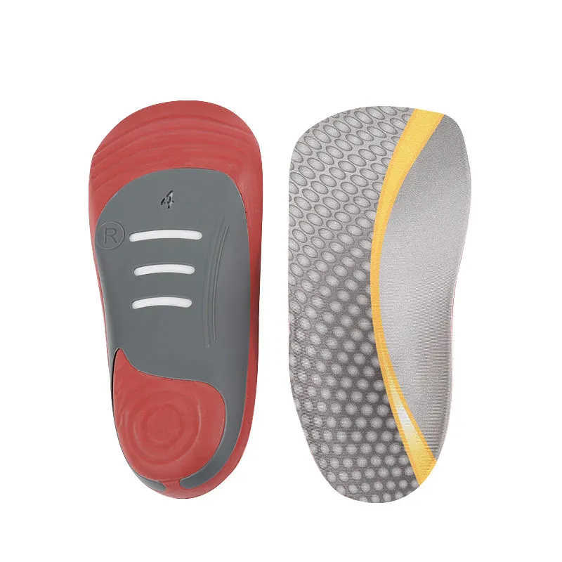 

Pu Correction Leg Insole Adult High Arches Flat Foot Support Valgus MEN'S Football Bow Sports Soft And Comfortable
