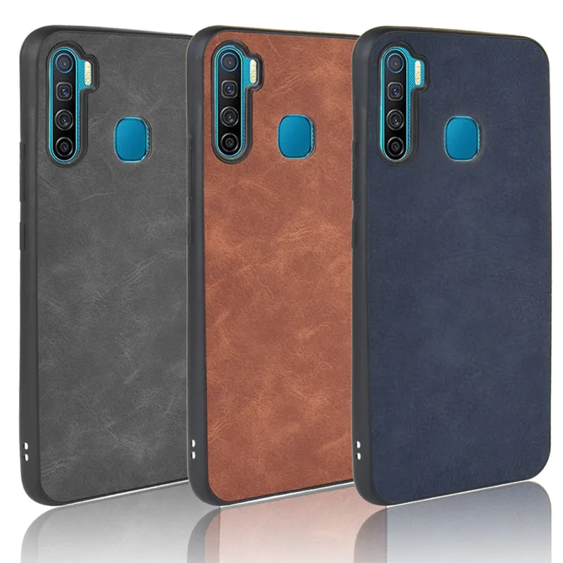 Чехол для Infinix S5 X652 жесткий Роскошный защитный силиконовый из искусственной кожи