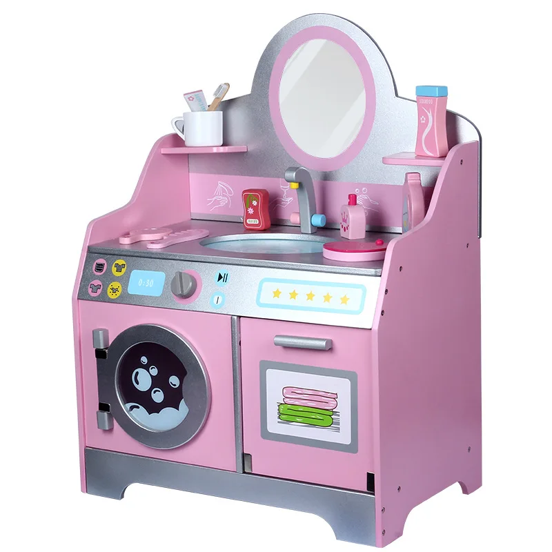  Washbasin GIRL'S And BOY'S Kitchen Cooking Set Children Baby Wooden Educational Model Play House To - 4000267483081