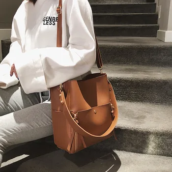 

High-Grade Bags Western Style Handbags 2020 New Korean Fashion Hand Bag Female Packet Texture Diagonal Bucket Bag